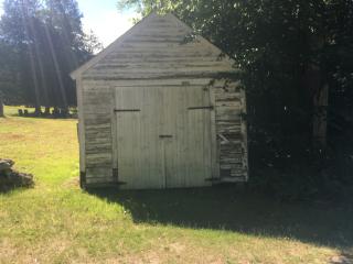 Picture of the Hearse House at the Royalston Old Center Cemetery