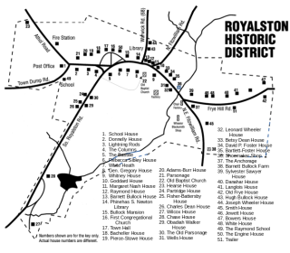 Sketch of the Royalston Historic District