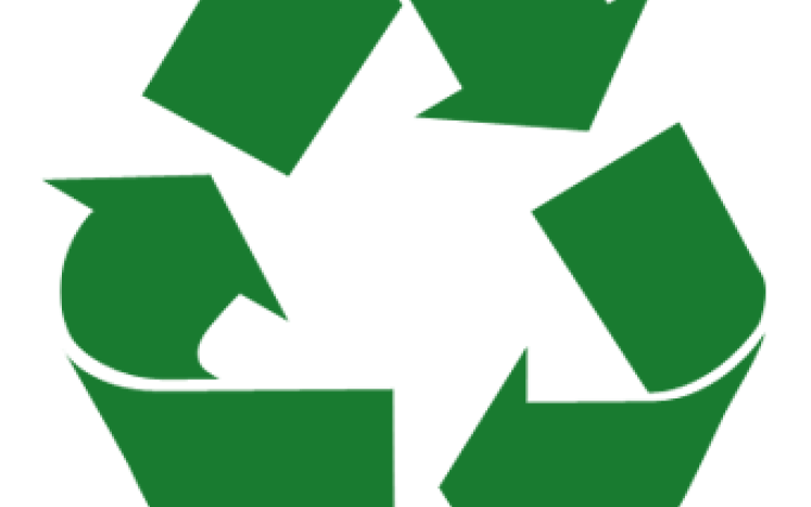 green recycling arrows logo